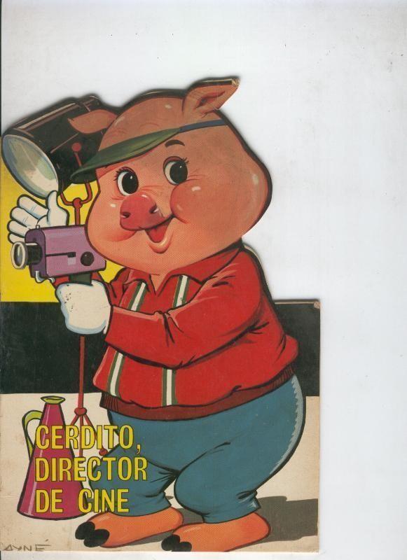 Cuentos troquelados Toray serie ZOO: Cerdito, director de cine