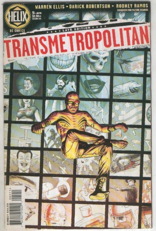 TRANSMETROPOLITAN, Vo.1 No.05: Whats Spider Watches on TV (DC-HELIX 1997)