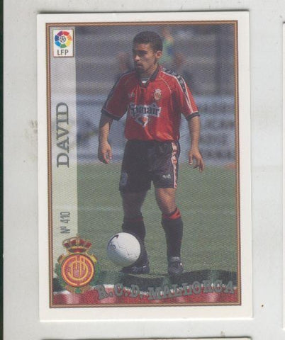 Cromo Liga 97/98: R.C.D.Mallorca numero 410: David