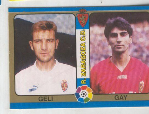 Cromos: Futbol Total Liga 95: R.Zaragoza C.D. numero 022: Geli y Gay