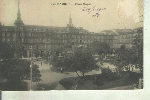 Postal 013314: Plaza Mayor en Madrid