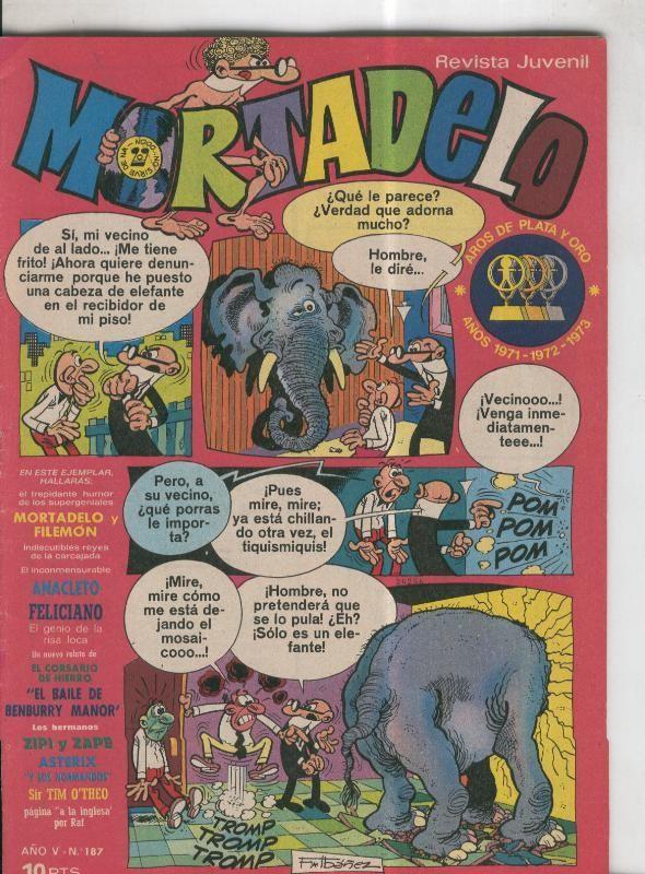 Mortadelo revista semanal numero 187