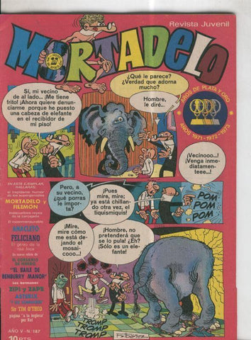 Mortadelo revista semanal numero 187