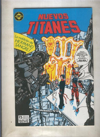 Nuevos Titanes volumen 1 numero 36 (numerado 2 en trasera)