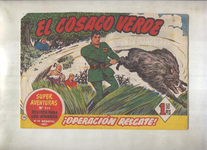 El Cosaco Verde original numero 019: Operacion rescate (numerado 1 en trasera)