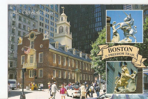 Postal 029381 : The Old State House. Boston Massachusetts