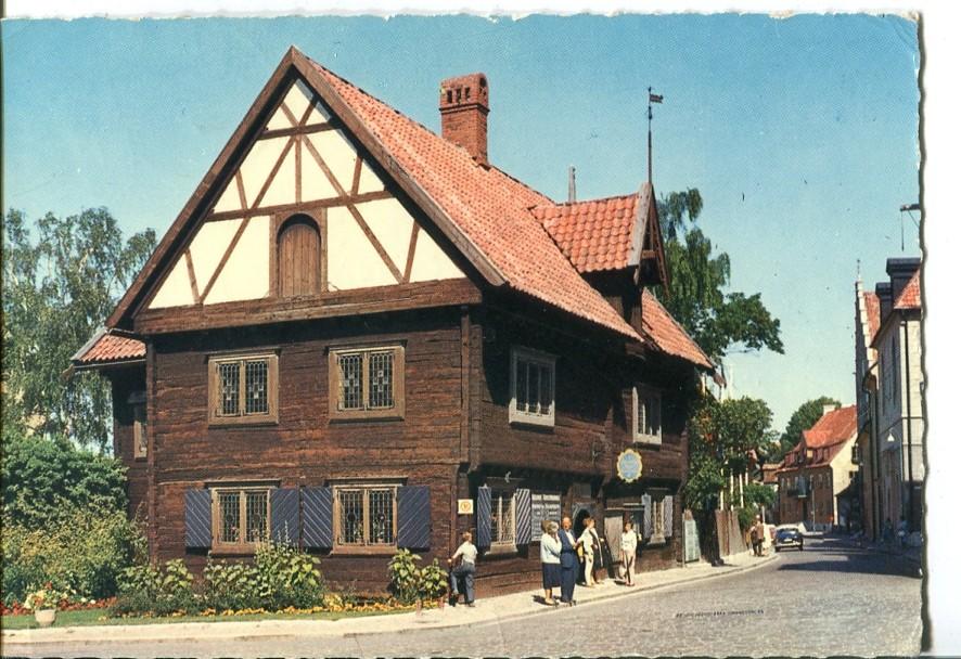 Postal 016825: VISBY - Burmeisterska Huset Casa tipica