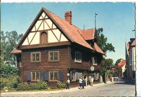 Postal 016825: VISBY - Burmeisterska Huset Casa tipica