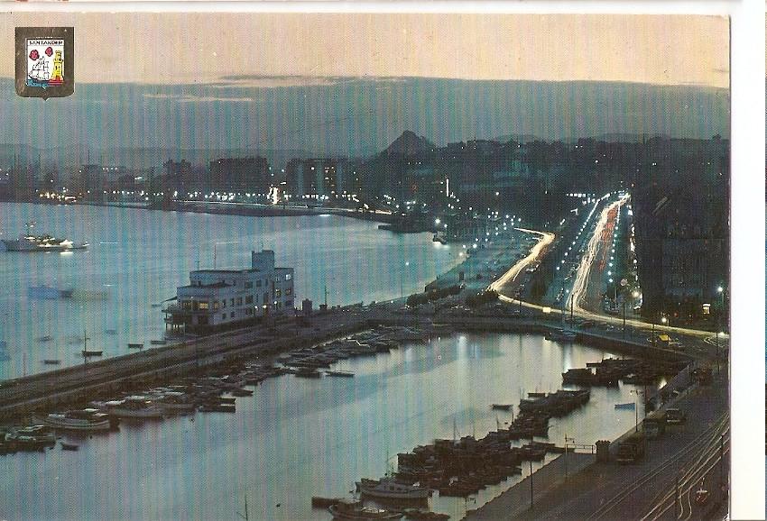 Postal 046194 : Santander. Vista parcial de la Bahia
