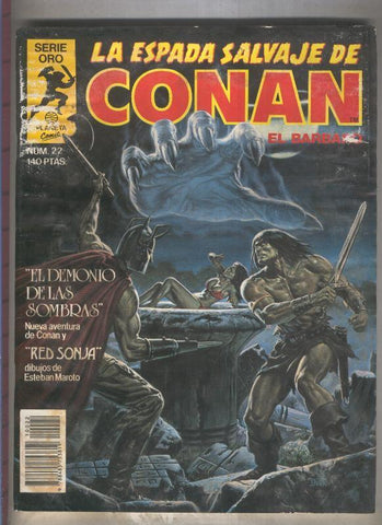 La Espada Salvaje de Conan primera edicion numero 022 (numerado 1 en trasera)