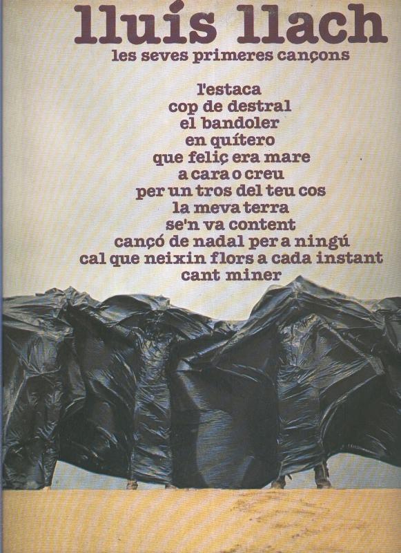 Disco LP: Lluis llach: les seves primeres cançons