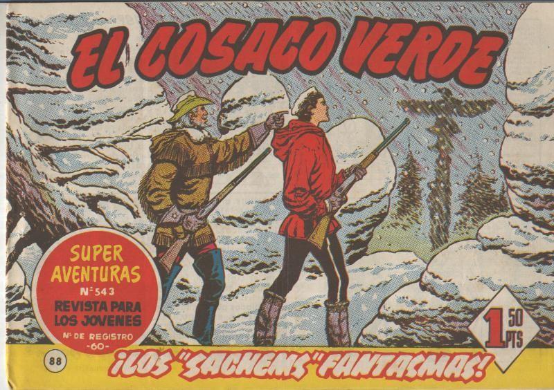 El Cosaco Verde original numero 088: Los Sachems fantasmas
