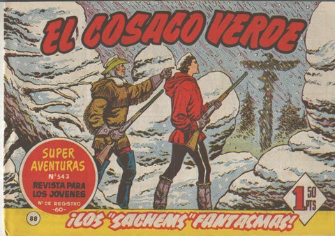 El Cosaco Verde original numero 088: Los Sachems fantasmas