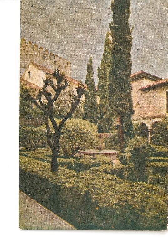 Postal 022801 : Alhambra - Granada, Jardin de Lindajara