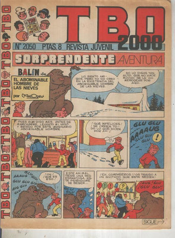 TBO 2000 numero 2052: Godofaldo (7 paginas) (numerado 1 en trasera)