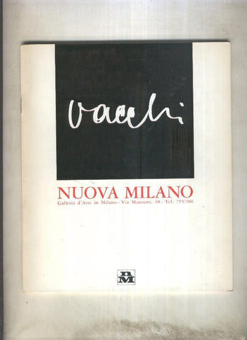 Exposicion : Sergio Vacchi en sala Nuova Milano-Milano en 1965