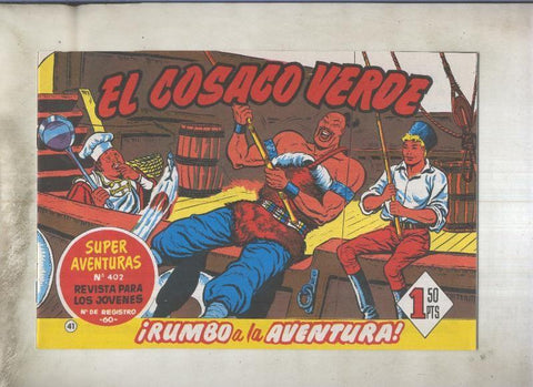 El Cosaco Verde facsimil de Ediciones B numero 041