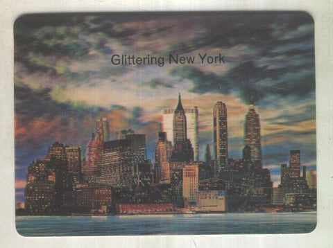 Postal 3D Post Card: Lower Manhatttan at Dusk-New York (USA)