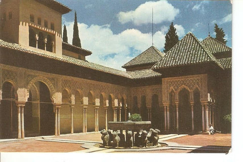 Postal 030424 : Granada Alhambra - Patio de los leones