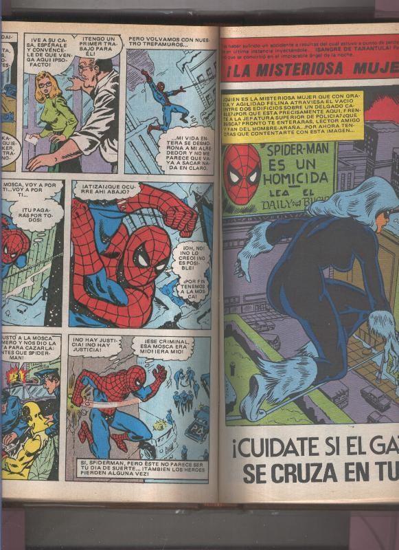Spiderman + 4 Fantasticos de Bruguera tomo artesanal