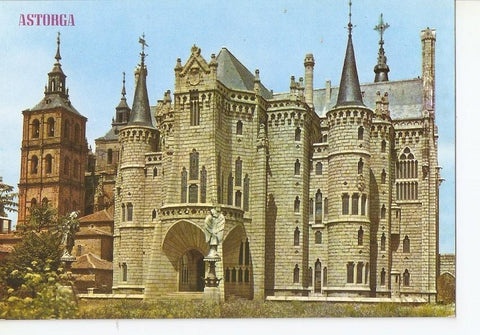 Postal 033306 : Astorga. Palacio de Gaudi. Museo de los Caminos