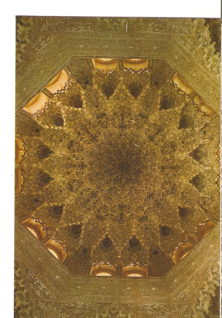 Postal 038705 : Granada. Alhambra. Techo Sala de las Dos Hermanas