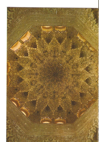 Postal 038705 : Granada. Alhambra. Techo Sala de las Dos Hermanas