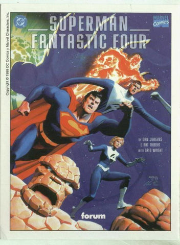 Postal 000433: Superman-Fantastic Four