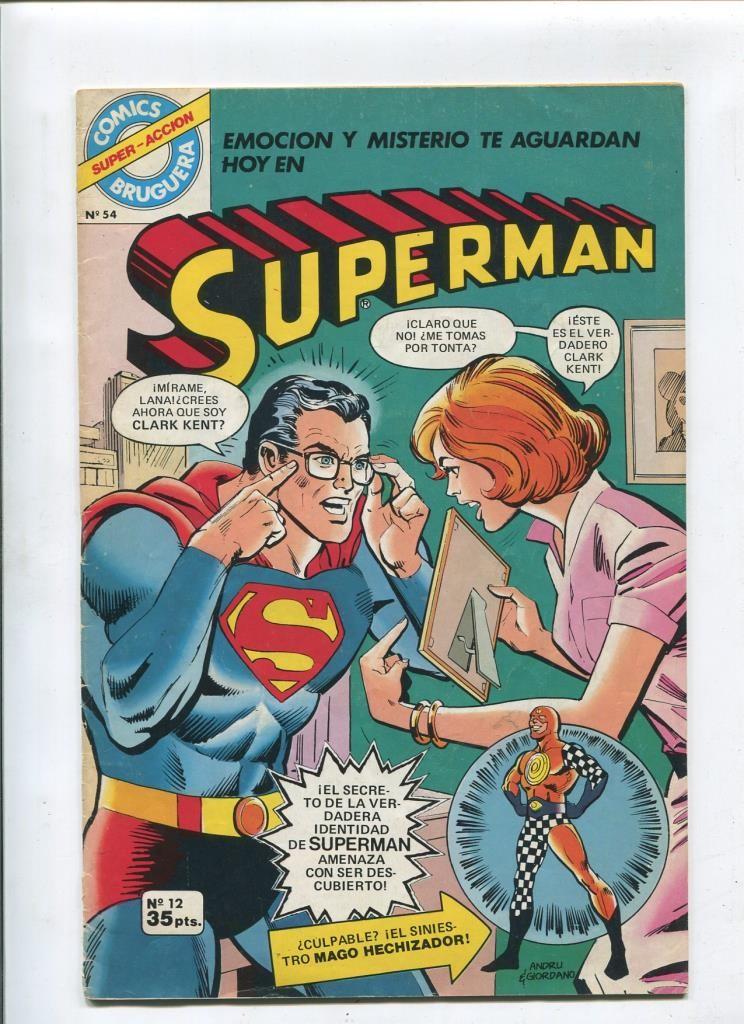 Comics Bruguera Superman numero 12 (numerado 1 en trasera)