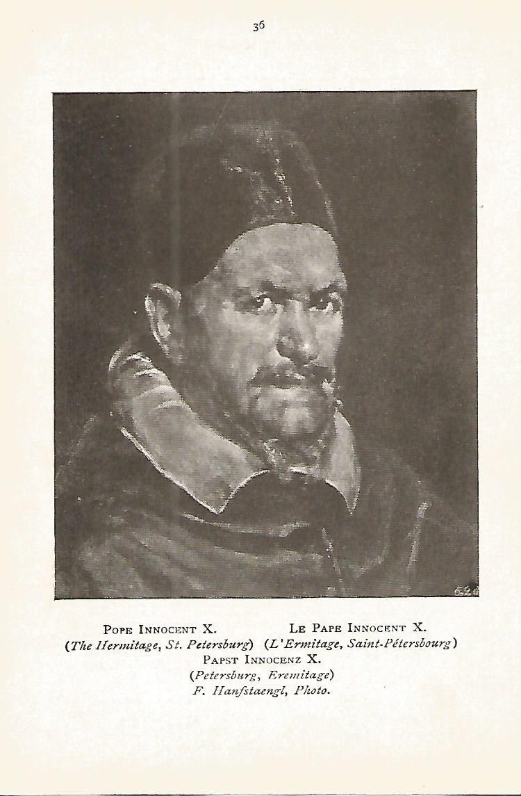 Lamina 017 VELAZQUEZ Papa Inocencio X