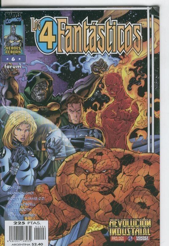 Los 4 Fantasticos Heroes Reborn numero 06