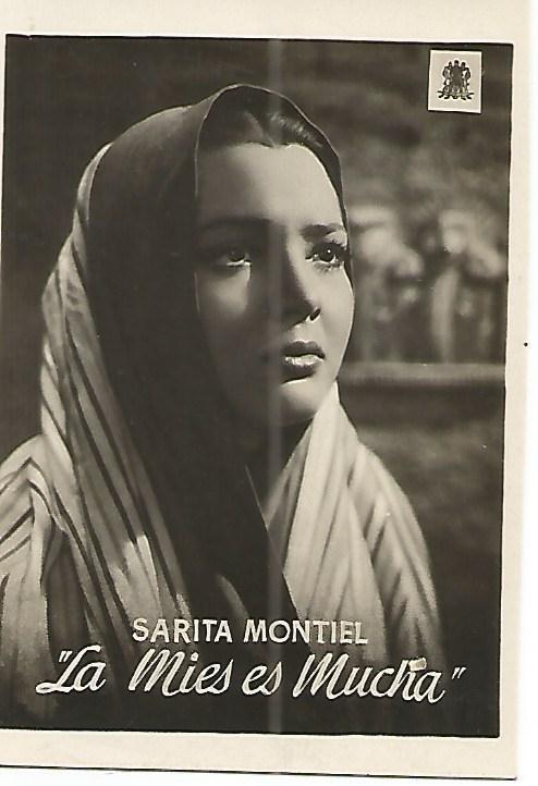 FOTOCROMO 088: Sarita Montiel en La mies es mucha