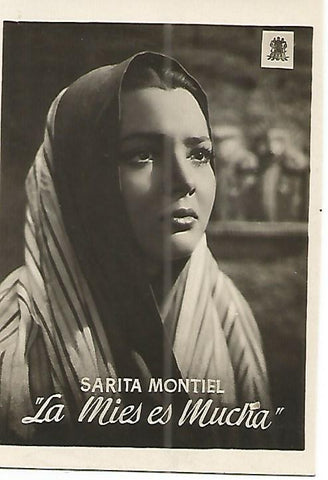 FOTOCROMO 088: Sarita Montiel en La mies es mucha