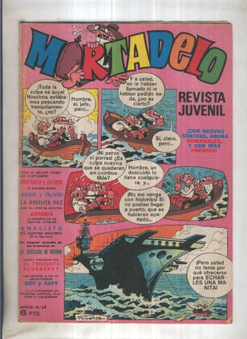 Revista Mortadelo numero 68 (recortado los billetes mortadelo en su hoja correspondiente)