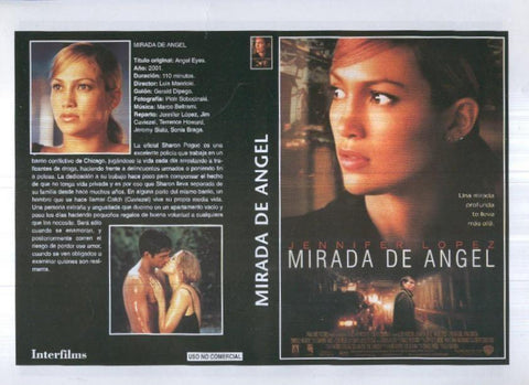 Caratula cine 30x22 cm: Mirada de angel y Minority Report