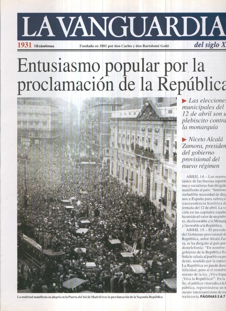 La Vanguardia 1931