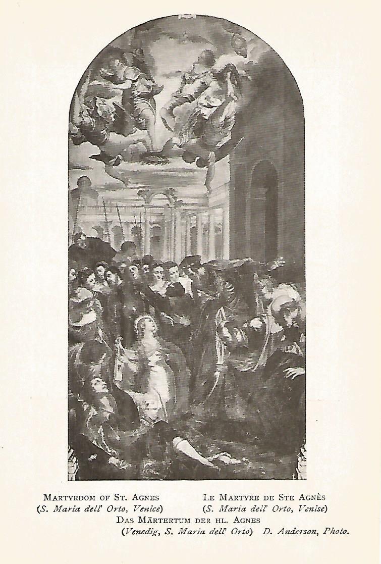Lamina 058: TINTORETTO. Martirio de Santa Ines