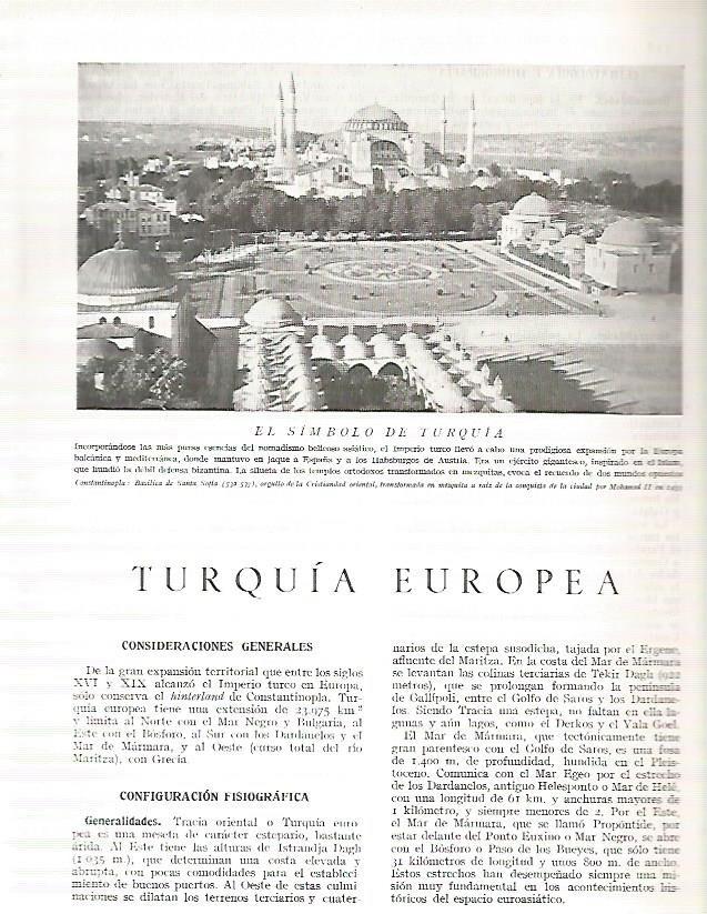 LAMINA 3150: TURQUIA. Santa Sofia en Estambul
