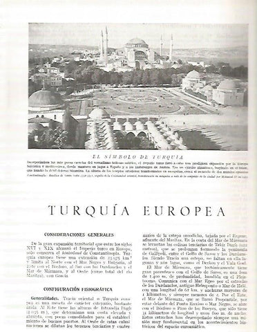 LAMINA 3150: TURQUIA. Santa Sofia en Estambul