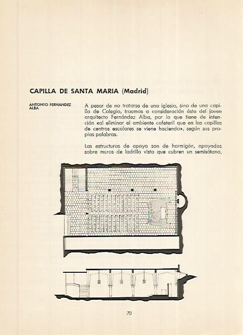 LAMINA 3617: Planta de la Capilla de Santa Maria. Madrid