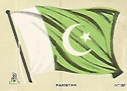 CROMO COLECCION UNIVERSAL 2005: BANDERA PAKISTAN. Numero 287