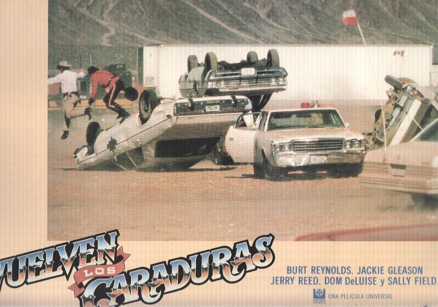 Caratula de cine: VUELVEN LOS CARADURAS / Smokey and the Bandit II (numerado 03 en trasera)