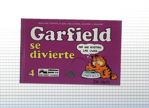 GARFIELD Numero 04: SE DIVIERTE - JIM DAVIS (1990)