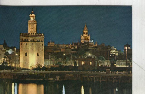 Postal: Sevilla-Torre de Oro y Giralda
