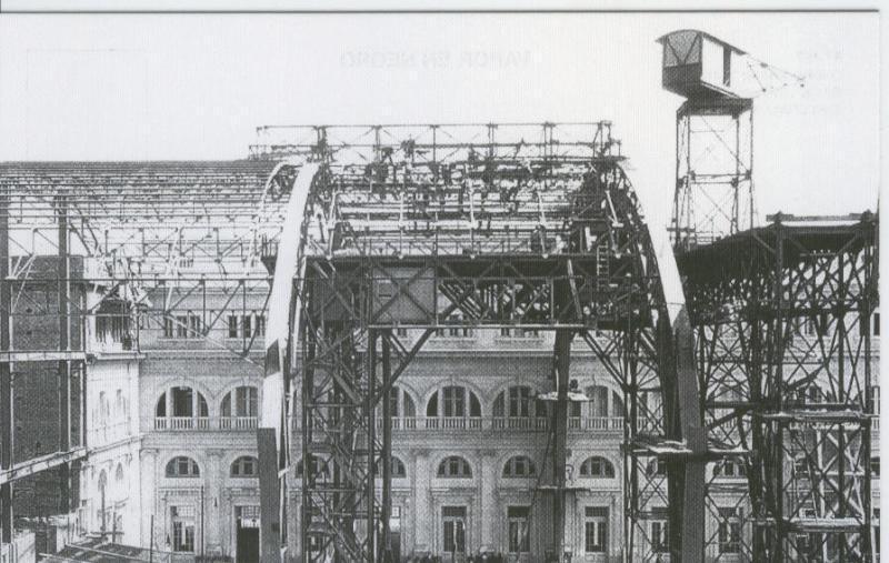 Postal 012471: Construccion estacion de Francia (Barcelona), año 1926