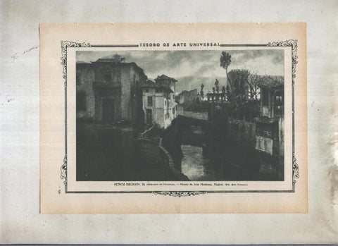 Lamina 108: El chubasco en Granada de Muñoz Degrain