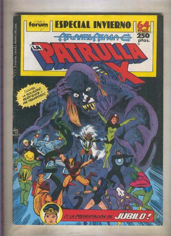 La Patrulla X especial invierno 1989: Atlantis Ataca (numerado 2 en interior cubierta)