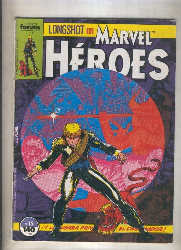 Marvel Heroes numero 15: Longshot  (numerado 2 en trasera)