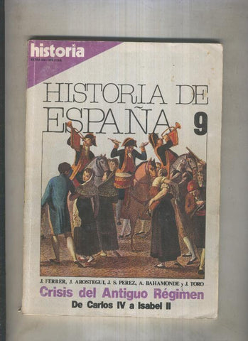 Historia 16: Historia de España numero 09 (numerado 1 en trasera)