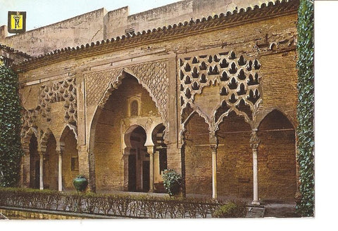 Postal 023978 : Patio del yeso. Reales Alcazares de Sevilla